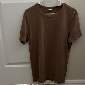 Reigning Champ Brown Short Sleeve Tee